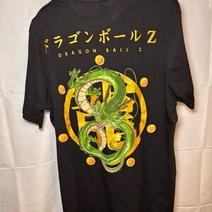 Dragon Ball Z Black T-Shirt with Shenron